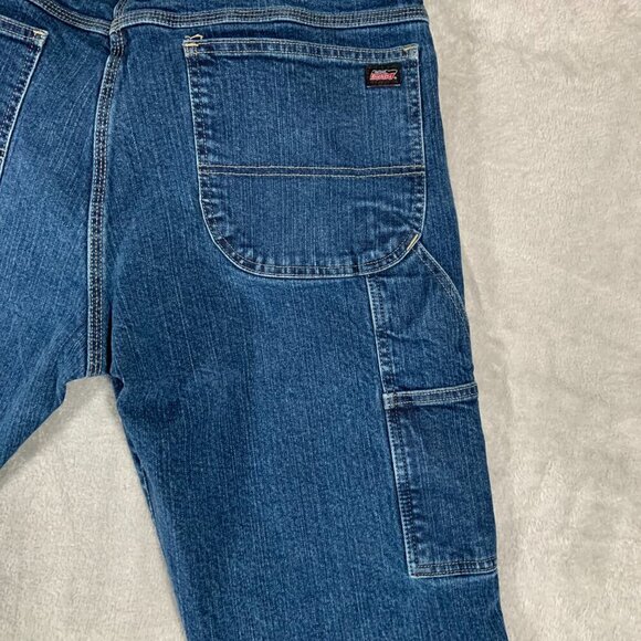 Dickies Jeans Men's 36 x 30 Dark Wash Straight Leg Carpenter - Picture 6 of 12